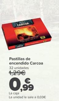 Oferta de Carcoa - Pastillas De Encendido  por 0,99€ en Carrefour