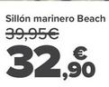 Oferta de Sillón Marinero Beach por 32,9€ en Carrefour
