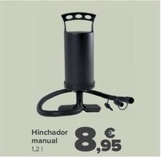 Oferta de Hinchador Manual 12 L por 8,95€ en Carrefour