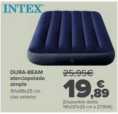 Oferta de Intex - Dura-Beam Aterciopelado Simple por 19,89€ en Carrefour
