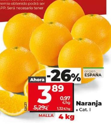 Oferta de Naranja por 3,89€ en Dia