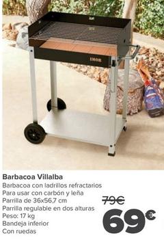 Oferta de Barabacoa Villalba por 69€ en Carrefour