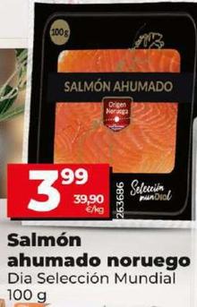Oferta de Dia Seleccion Mundial - Salmon Ahumado Noruego por 3,99€ en Dia