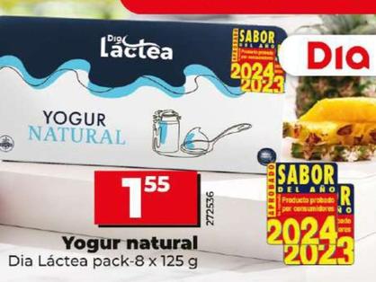 Oferta de Dia Lactea - Yogur Natural por 1,55€ en Dia
