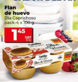 Oferta de Dia Caprichoso - Flan De Huevo por 1,45€ en Dia