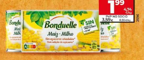 Oferta de Bonduelle - Maíz Dulce por 1,99€ en Dia