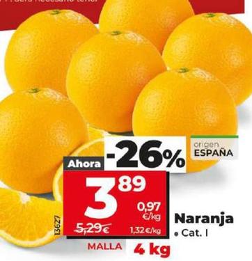 Oferta de Naranja por 3,89€ en Dia