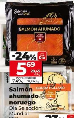 Oferta de Dia Seleccion Mundial - Salmon Ahumado Noruego por 5,69€ en Dia