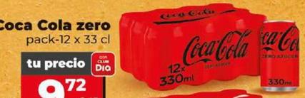 Oferta de Coca-cola - Zero por 9,72€ en Dia