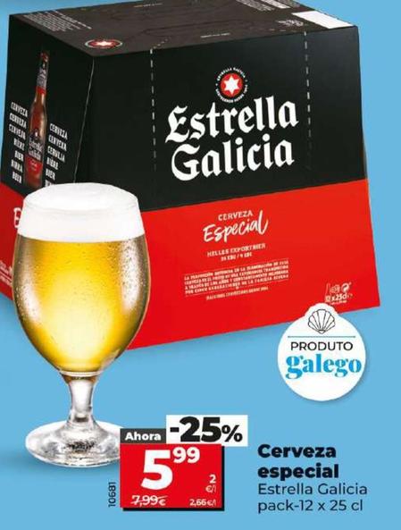 Oferta de Estrella Galicia - Cerveza Especial por 5,99€ en Dia