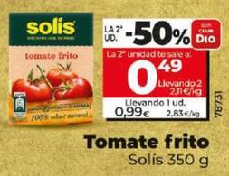 Oferta de Solís - Tomate Frito por 0,99€ en Dia
