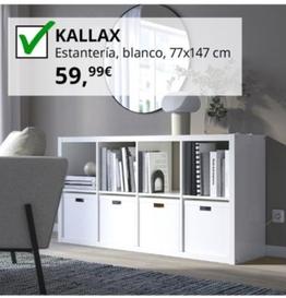 Oferta de Kallax - Estantería, Blanco por 59,99€ en IKEA