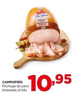 Oferta de Campofrío - Pechuga De Pavo Braseada por 10,95€ en Alimerka