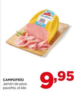 Oferta de Campofrío - Jamón De Pavo Pavofrío por 9,95€ en Alimerka