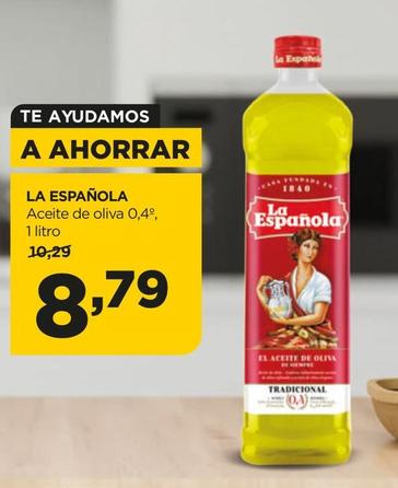 Oferta de La Española - Aceite De Oliva 0,4° por 8,79€ en Alimerka