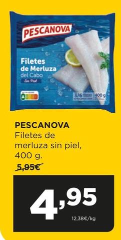 Oferta de Pescanova - Filetes De Merluza Sin Piel por 4,95€ en Alimerka
