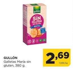 Oferta de Gullón - Galletas Maria Sin Gluten por 2,69€ en Alimerka
