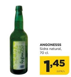 Oferta de Angonesss - Sidra Natural por 1,45€ en Alimerka