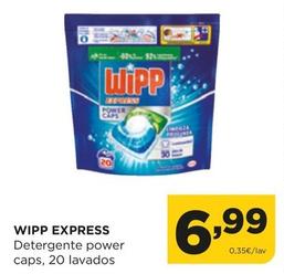 Oferta de Wipp Express - Detergente Power Caps por 6,99€ en Alimerka
