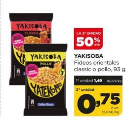 Oferta de Yakisoba - Fideos Orientales Classic O Pollo por 1,49€ en Alimerka