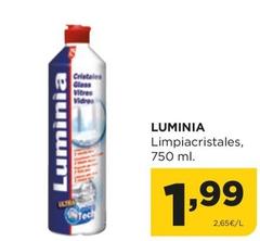 Oferta de Luminia - Limpiacristales por 1,99€ en Alimerka