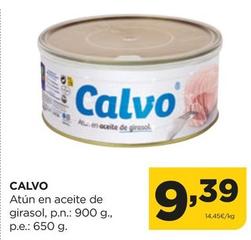 Oferta de Calvo - Atún En Aceite De Girasol por 9,39€ en Alimerka
