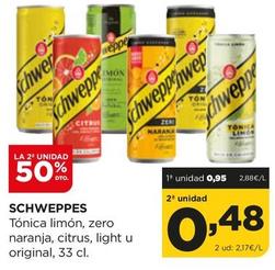 Oferta de Schweppes - Tonica Limon por 0,95€ en Alimerka