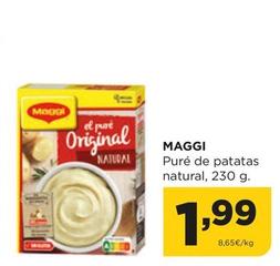 Oferta de Maggi - Puré De Patatas Natural por 1,99€ en Alimerka
