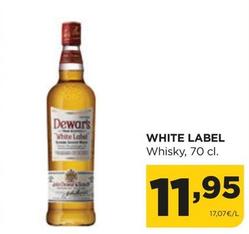 Oferta de White Label - Whisky por 11,95€ en Alimerka