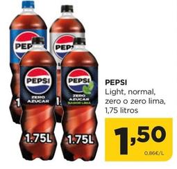 Oferta de Pepsi - Light por 1,5€ en Alimerka