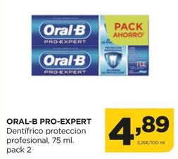Oferta de Oral B - Dentifrico Proteccion Profesional por 4,89€ en Alimerka