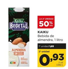 Oferta de Kaiku - Bebida De Almendra por 1,85€ en Alimerka