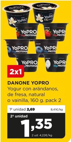 Oferta de Danone - Yopro Yogur Con Arándanos por 2,69€ en Alimerka