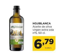 Oferta de Hojiblanca - Aceite De Oliva Virgen Extra Oda Nº5 por 6,79€ en Alimerka