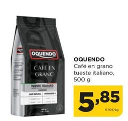 Oferta de Oquendo - Café En Grano Tueste Italiano por 5,85€ en Alimerka