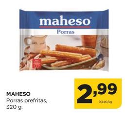 Oferta de Maheso - Porras Prefritas por 2,99€ en Alimerka