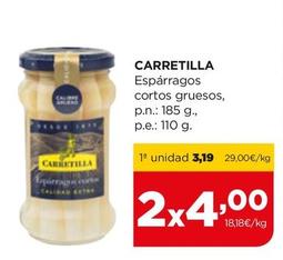 Oferta de Carretilla - Espárragos Cortos Gruesos por 3,19€ en Alimerka