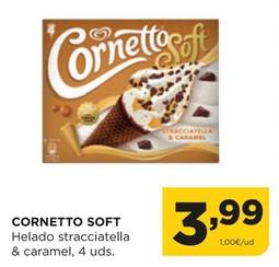 Oferta de Cornetto Soft - Helado Stracciatella & Caramel por 3,99€ en Alimerka