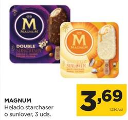 Oferta de Magnum - Helado Starchaser O Sunlover por 3,69€ en Alimerka