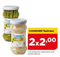 Oferta de Casagrande - Espárragos por 2€ en Alimerka