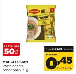 Oferta de Maggi - Fusian Pasta Oriental Sabor Pollo por 0,89€ en Alimerka