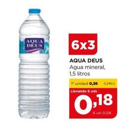 Oferta de Agua Deus - Agua Mineral por 0,36€ en Alimerka