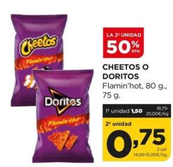 Oferta de Cheetos - Flamin'Hot por 1,5€ en Alimerka