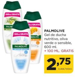 Oferta de Palmolive - Gel De Ducha Nutritivo, Oliva Verde O Sensible, por 2,75€ en Alimerka
