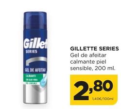 Oferta de Gillette - Gel De Afeitar Calmante Piel Sensible por 2,8€ en Alimerka