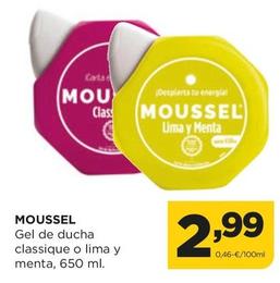 Oferta de Moussel - Gel De Ducha Classique O Lima Y Menta por 2,99€ en Alimerka