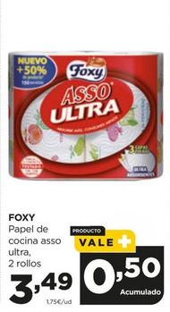 Oferta de Foxy - Papel De Cocina Asso Ultra por 3,49€ en Alimerka