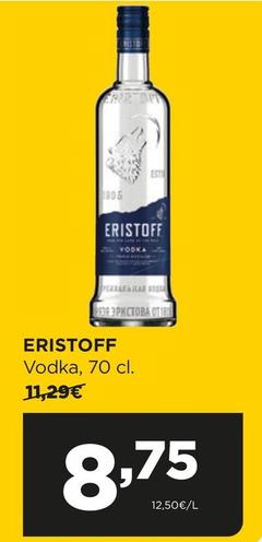 Oferta de Eristoff - Vodka por 8,75€ en Alimerka