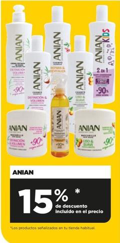 Oferta de Anian - Productos Para El Cabello en Alimerka