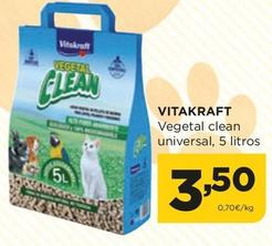 Oferta de Vitakraft - Vegetal Clean Universal por 3,5€ en Alimerka